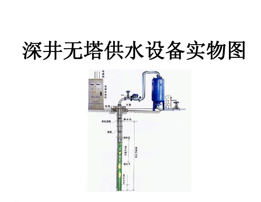 潍坊潍城区井泵无塔式供水设备